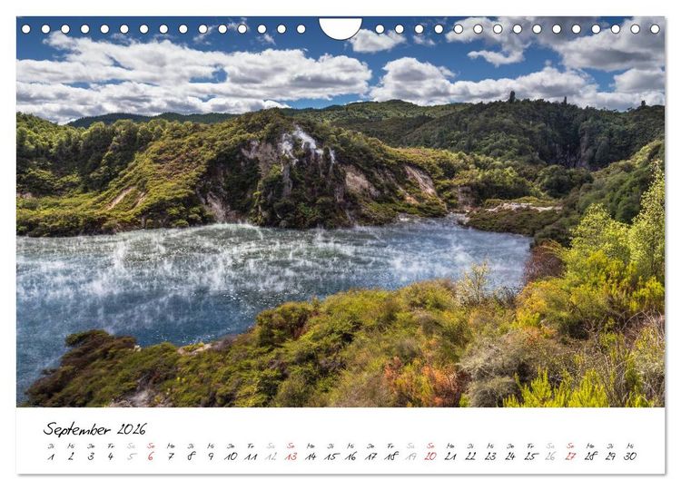 Produktbild: Neuseeland - Streifzug &uuml;ber die Nordinsel (Wandkalender 2026 DIN A4 quer), CALVENDO Monatskalender