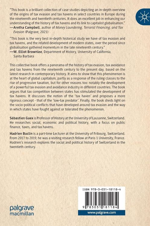 Produktbild: Tax Evasion and Tax Havens since the Nineteenth Century