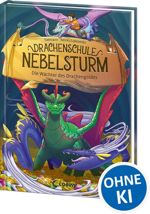 Produktbild: Drachenschule Nebelsturm (Band 4) - Die W&auml;chter des Drachengoldes