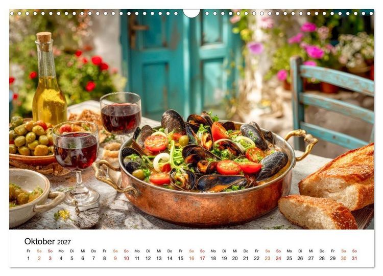 Produktbild: Fisch. Frisch. Famos. (Wandkalender 2027 DIN A3 quer), CALVENDO Monatskalender