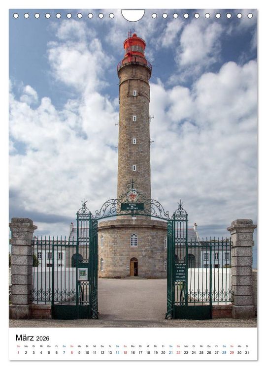 Produktbild: Leuchtt&uuml;rme an der Atlantikk&uuml;ste (Wandkalender 2026 DIN A4 hoch), CALVENDO Monatskalender