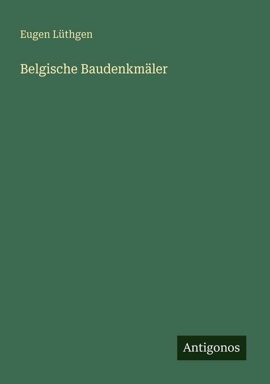 Produktbild: Belgische Baudenkm&auml;ler