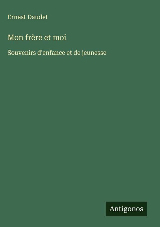 Produktbild: Mon fr&egrave;re et moi