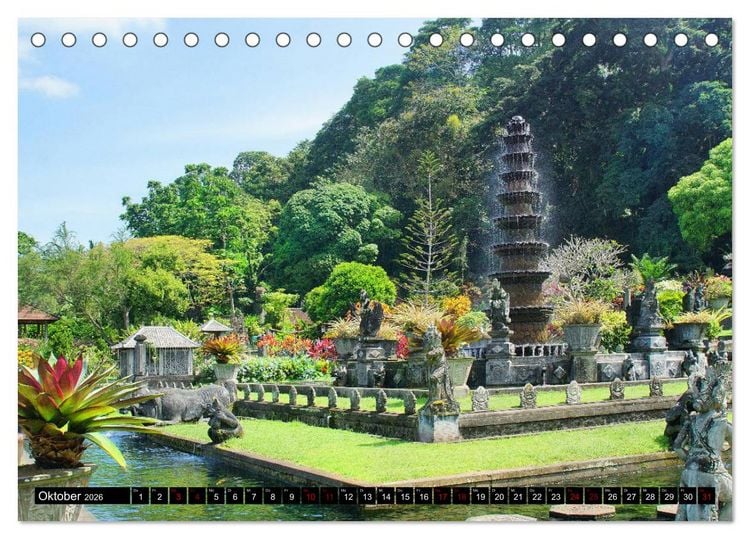 Produktbild: Bali. Im Reich der G&ouml;tter (Tischkalender 2026 DIN A5 quer), CALVENDO Monatskalender