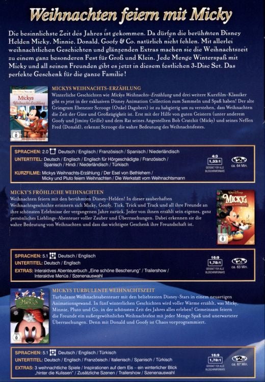 Produktbild: Weihnachten feiern mit Micky [3 DVDs]