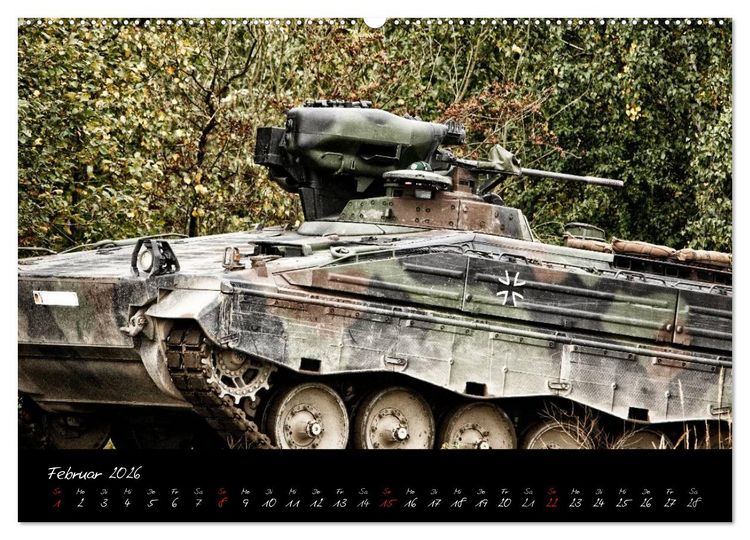 Produktbild: Sch&uuml;tzenpanzer Marder (Wandkalender 2026 DIN A2 quer), CALVENDO Monatskalender