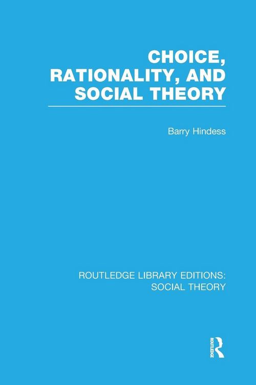 Produktbild: Choice, Rationality and Social Theory (RLE Social Theory)