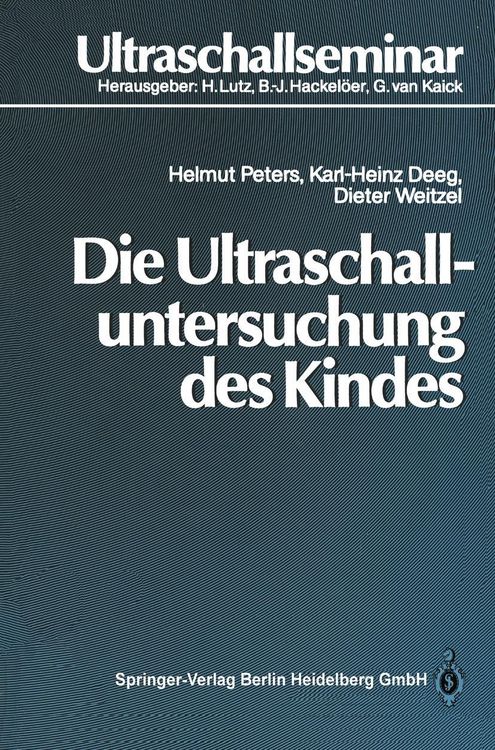 Produktbild: Die Ultraschalluntersuchung des Kindes