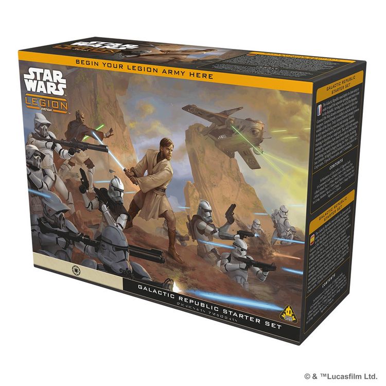 Produktbild: Star Wars: Legion - Galactic Republic Starter Set