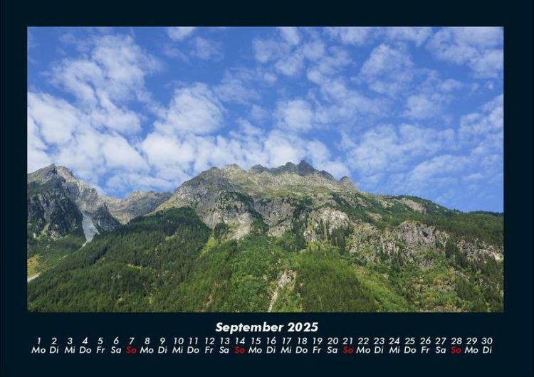 Produktbild: Bergige Welten 2025 Fotokalender DIN A4