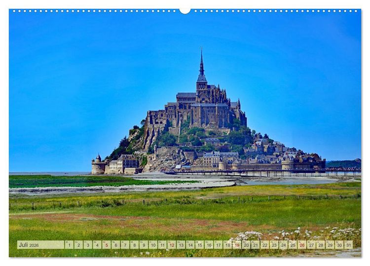 Produktbild: Faszination Frankreich (Wandkalender 2026 DIN A2 quer), CALVENDO Monatskalender