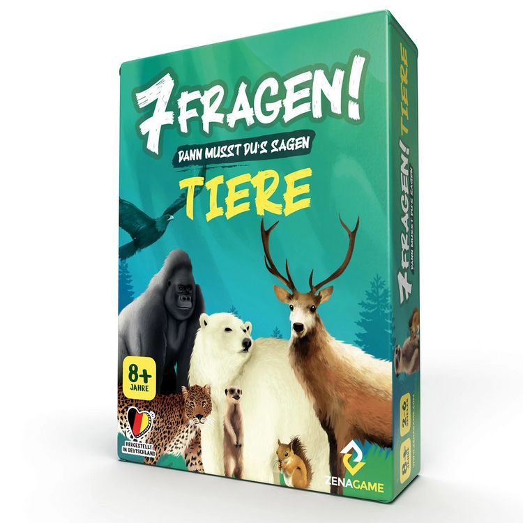 Produktbild: ZENAGAME - 7 Fragen! Dann musst Dus sagen Tiere