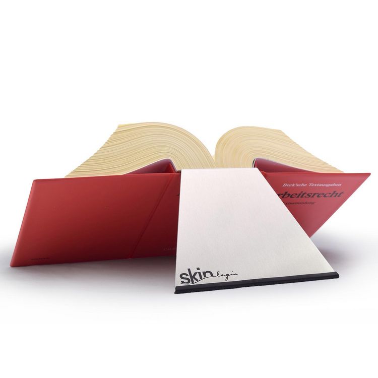 Produktbild: SKIN Legis Buchst&uuml;tze (Black print) Gr. XL (Habersack) mit rutschfester Gummikante