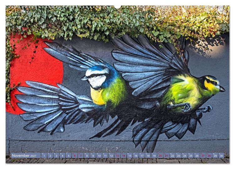Produktbild: Streetart in M&uuml;nchen (hochwertiger Premium Wandkalender 2027 DIN A2 quer), Kunstdruck in Hochglanz