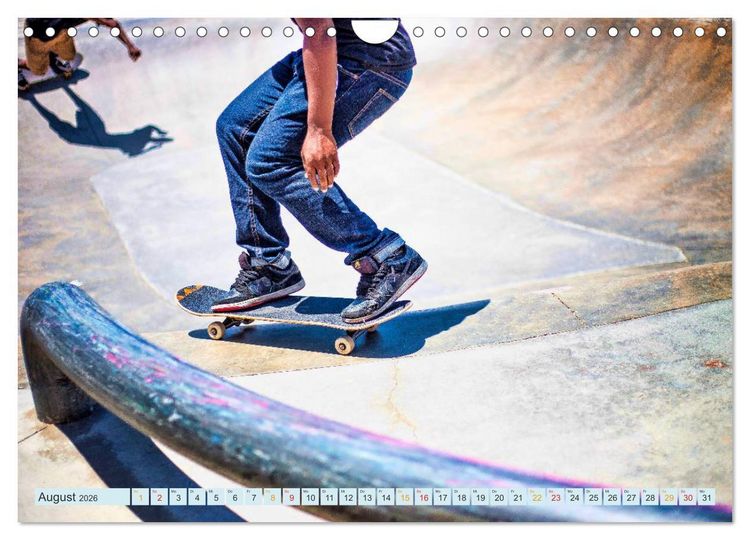 Produktbild: Skateboarding - nichts f&uuml;r Weicheier (Wandkalender 2026 DIN A4 quer), CALVENDO Monatskalender