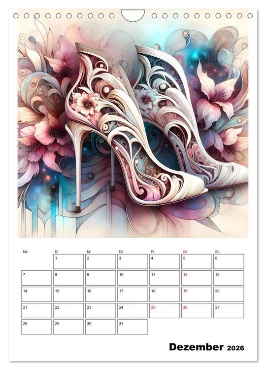 Produktbild: High Heels Zauber (Wandkalender 2026 DIN A4 hoch), CALVENDO Monatskalender