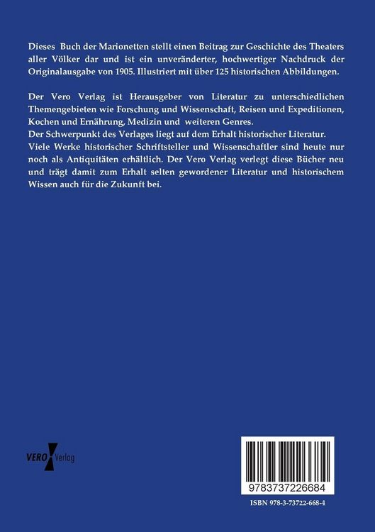 Produktbild: Das Buch der Marionetten