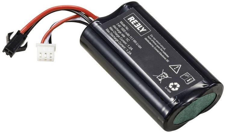 Produktbild: Reely Modellbau-Akkupack (LiIon) 7.4V 1500 mAh Zellen-Zahl: 2 Racingpack JST SM-2P