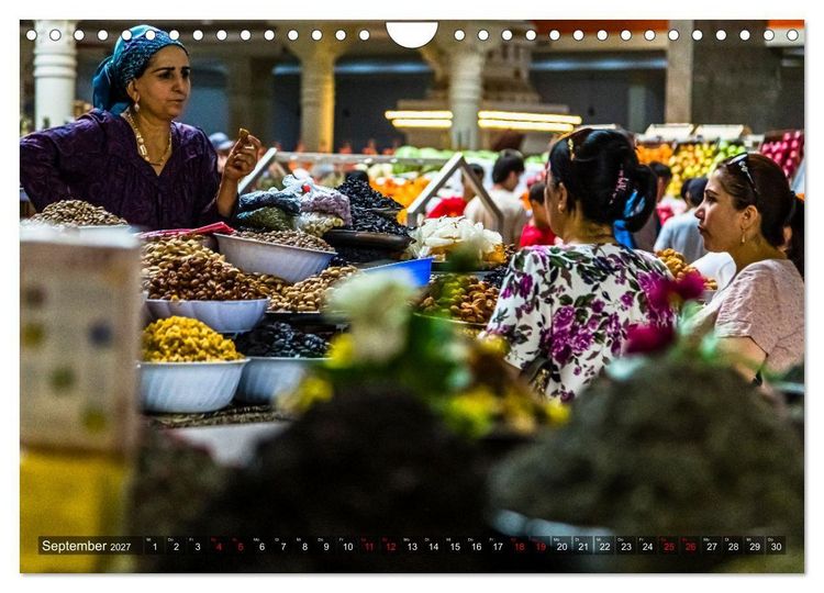 Produktbild: Duschanbe &ndash; Hauptstadt von Tadschikistan (Wandkalender 2027 DIN A4 quer), CALVENDO Monatskalender