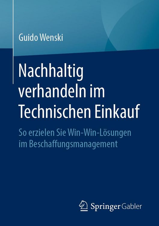 Produktbild: Nachhaltig verhandeln im Technischen Einkauf