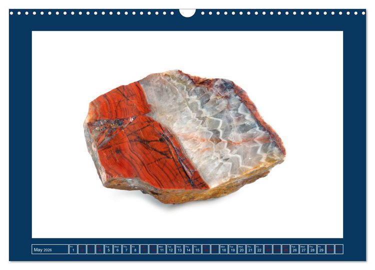 Produktbild: Agates - Polished semi-precious stones (Wall Calendar 2026 DIN A3 landscape), CALVENDO 12 Month Wall Calendar