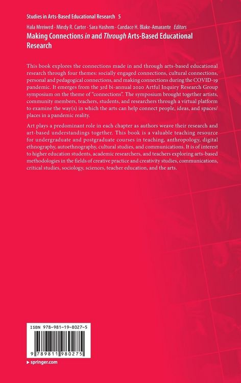 Produktbild: Making Connections in and Through Arts-Based Educational Research