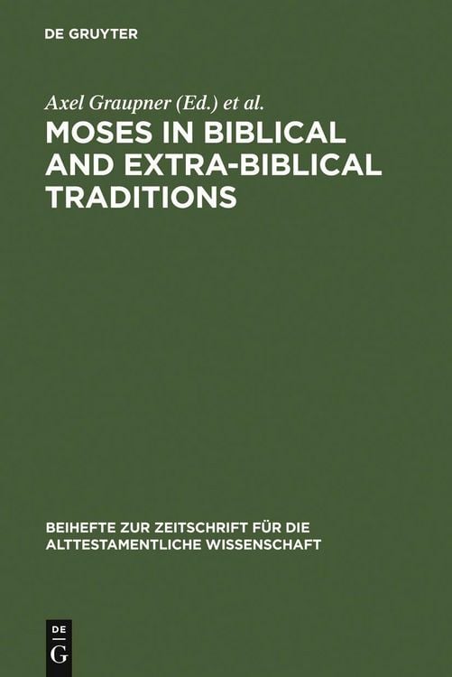 Produktbild: Moses in Biblical and Extra-Biblical Traditions