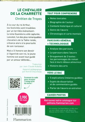 Produktbild: Le chevalier de la charrette : bac g&eacute;n&eacute;ral + techno