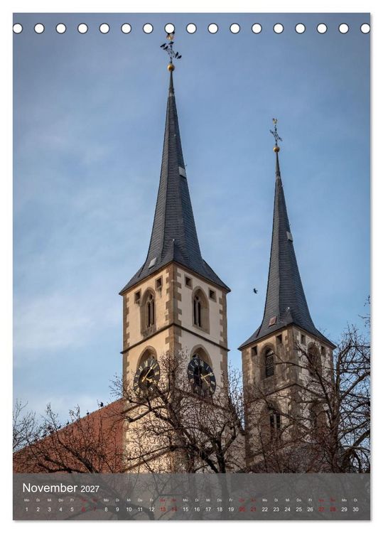Produktbild: Deutschlands sch&ouml;nste Altstadt - Bad Wimpfen (Tischkalender 2027 DIN A5 hoch), CALVENDO Monatskalender