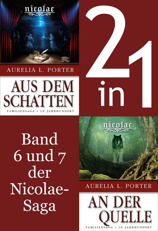 Produktbild: Die Nicolae-Saga Band 6-7: Nicolae-Aus dem Schatten/-An der Quelle (2in1-Bundle)
