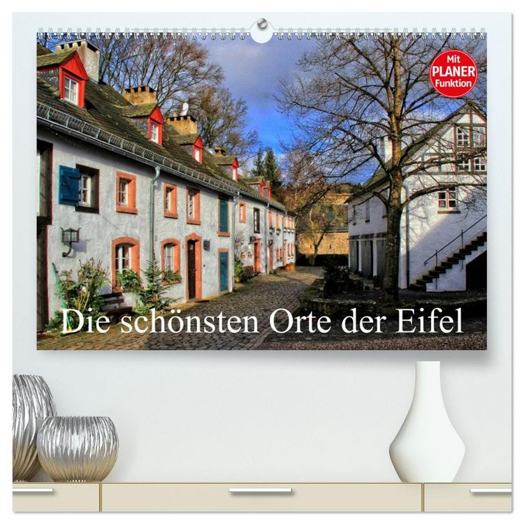 Produktbild: Die sch&ouml;nsten Orte der Eifel (hochwertiger Premium Wandkalender 2026 DIN A2 quer), Kunstdruck in Hochglanz