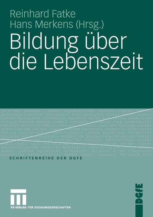 Produktbild: Bildung &uuml;ber die Lebenszeit