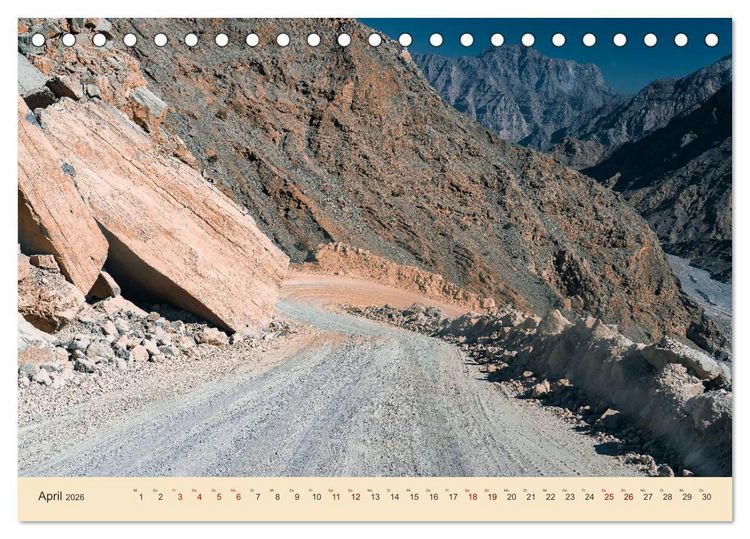 Produktbild: Musandam - Die omanische Exklave im geheimnisvollen Orient (Tischkalender 2026 DIN A5 quer), CALVENDO Monatskalender