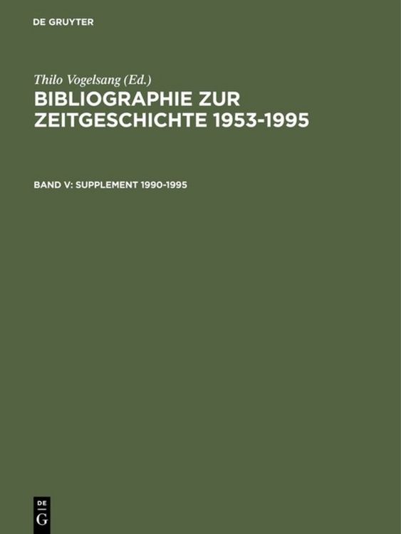 Produktbild: Supplement 1990&ndash;1995