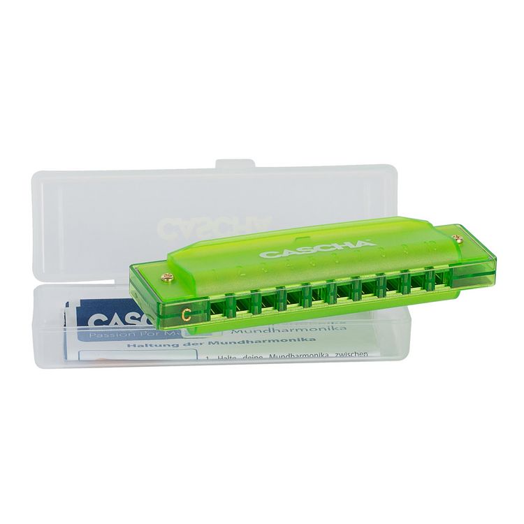 Produktbild: Fun Blues Mundharmonika Green (incl. hard case and flyer)