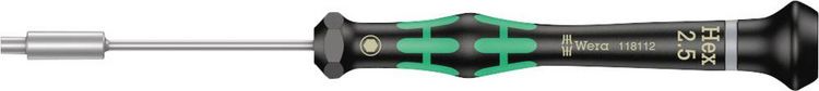 Produktbild: Elektrotechnik und Feinwerktechnik Steckschl&uuml;ssel-Schraubendreher Wera 2069 Schl&uuml;sselweite (metrisch): 2.5 mm