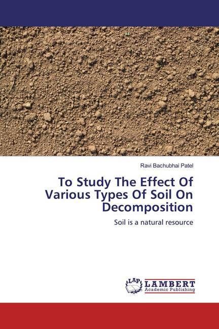 Produktbild: Patel, R: To Study The Effect Of Various Types Of Soil On De