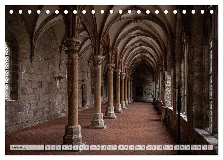 Produktbild: Klosterwelten - Zisterzienser im Harz (Tischkalender 2027 DIN A5 quer), CALVENDO Monatskalender