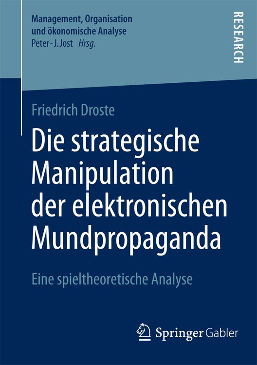 Produktbild: Die strategische Manipulation der elektronischen Mundpropaganda