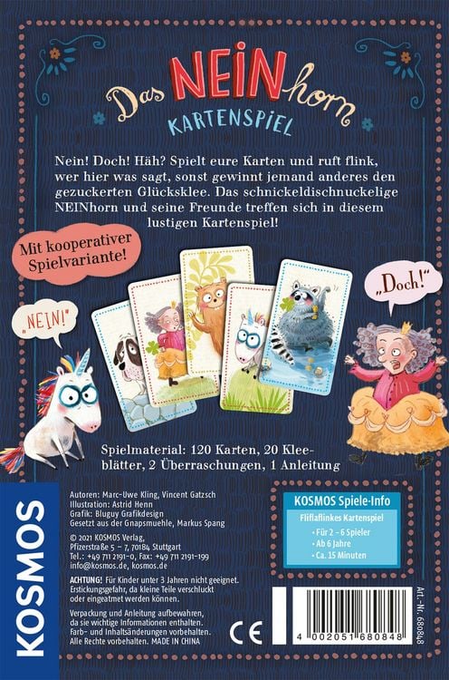 Produktbild: Das NEINhorn Kartenspiel