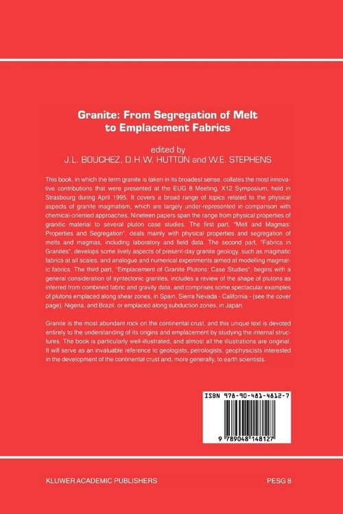 Produktbild: Granite: From Segregation of Melt to Emplacement Fabrics