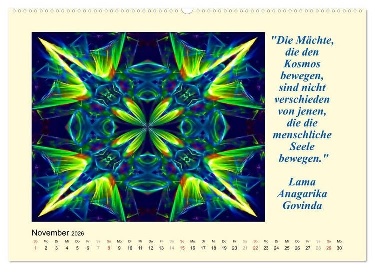 Produktbild: Meditation - Asiatische Weisheiten (Wandkalender 2026 DIN A2 quer), CALVENDO Monatskalender