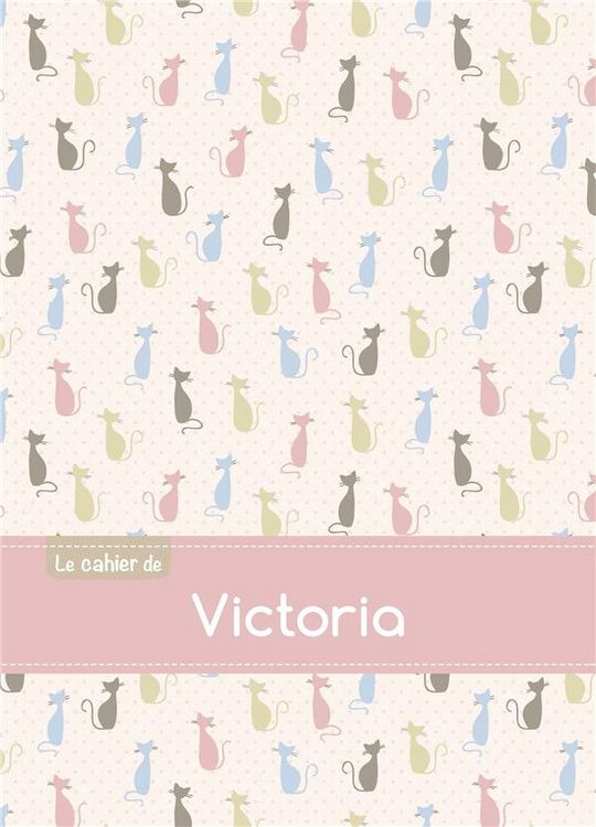 Produktbild: Cahier victoria seyes,96p,a5 chats