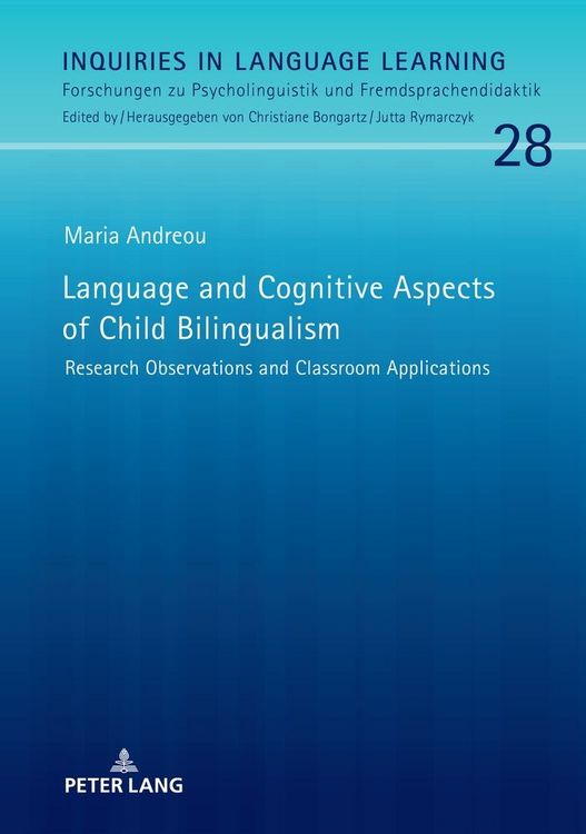 Produktbild: Language and Cognitive Aspects of Child Bilingualism