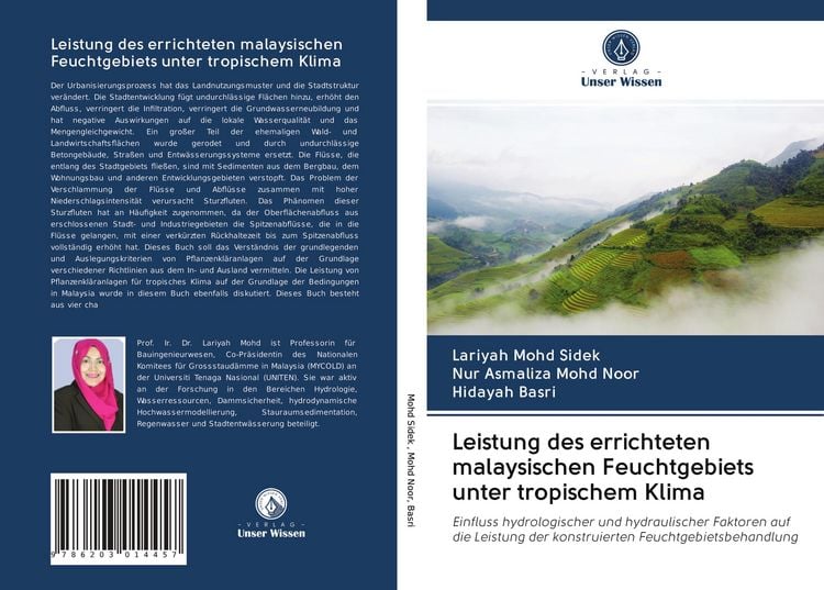 Produktbild: Leistung des errichteten malaysischen Feuchtgebiets unter tropischem Klima