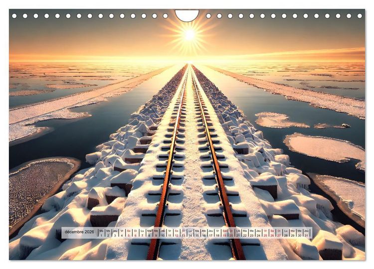 Produktbild: Trouver sa voie - Des paysages qui font r&ecirc;ver (Calendrier mural 2026 DIN A4 vertical), CALVENDO calendrier mensuel