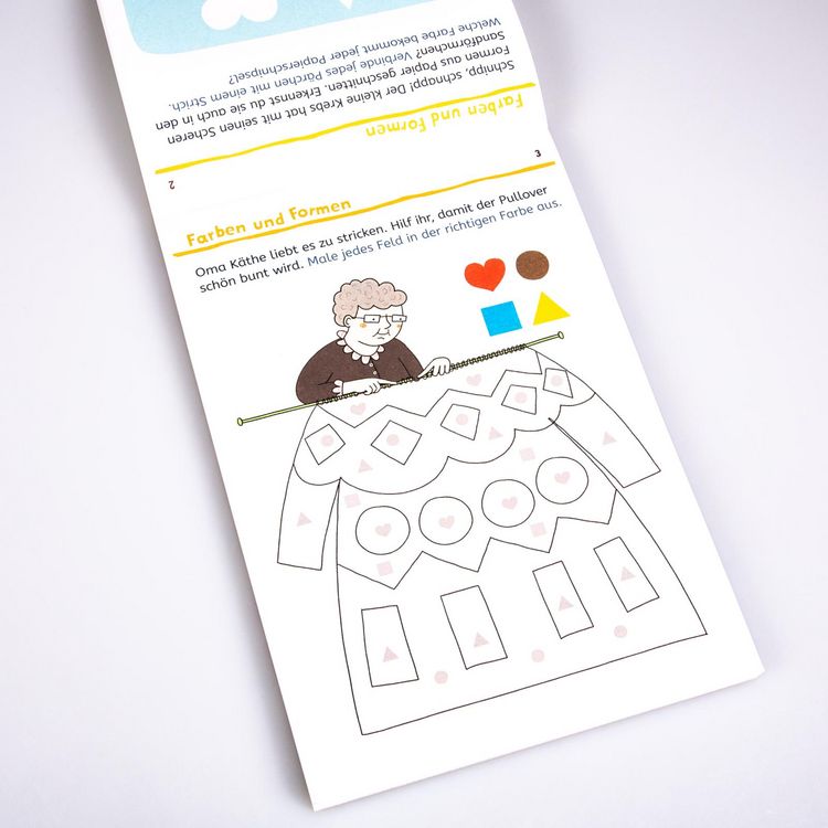 Produktbild: Mein bunter Lern- und R&auml;tselblock: Kindergarten