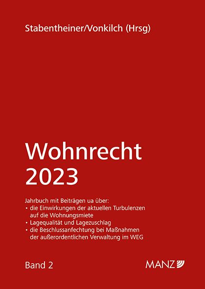 Produktbild: Wohnrecht 2023