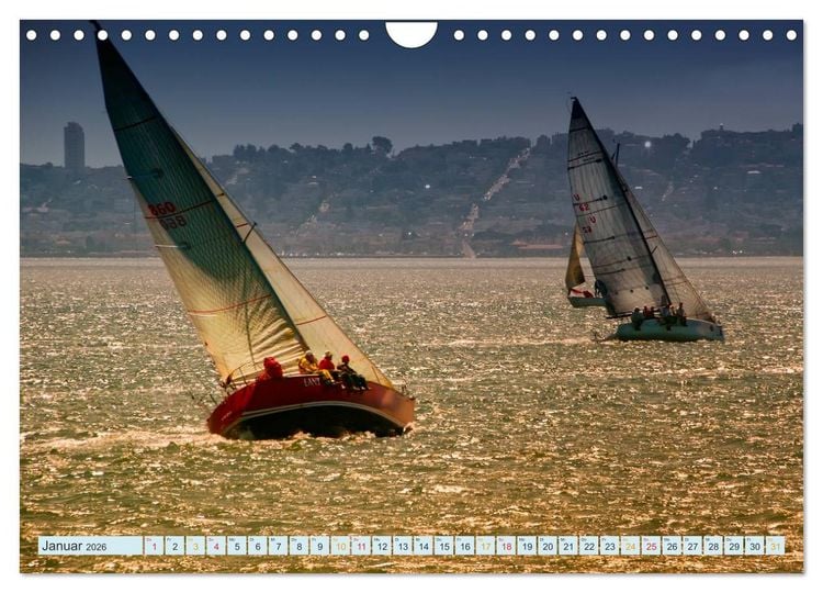 Produktbild: Segeln, Freiheit erleben (Wandkalender 2026 DIN A4 quer), CALVENDO Monatskalender