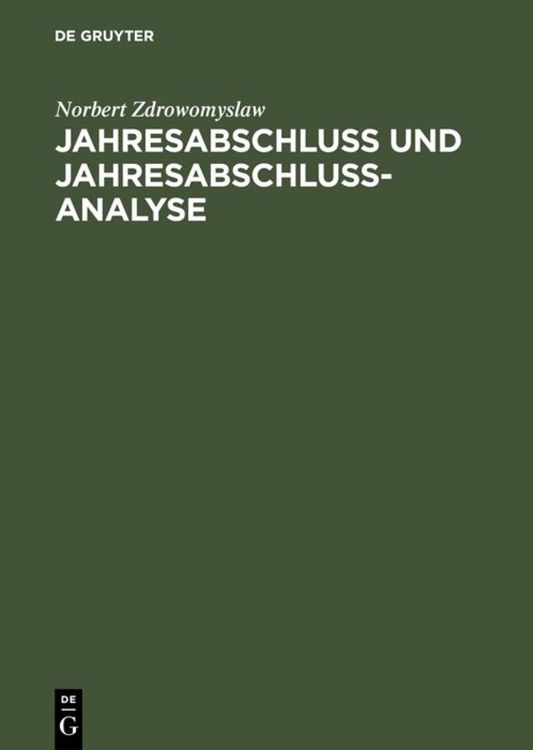 Produktbild: Jahresabschluss und Jahresabschlussanalyse